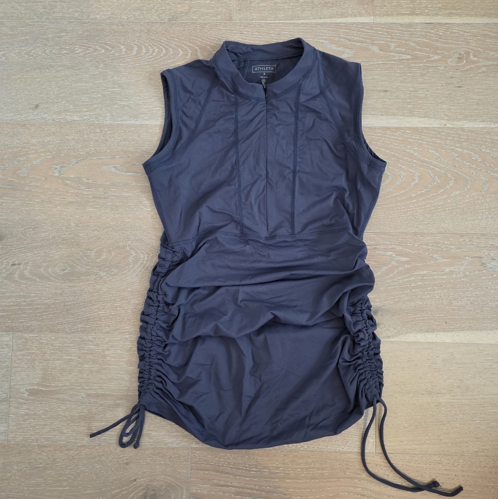 Athleta Grey Swim Shirt Coverup